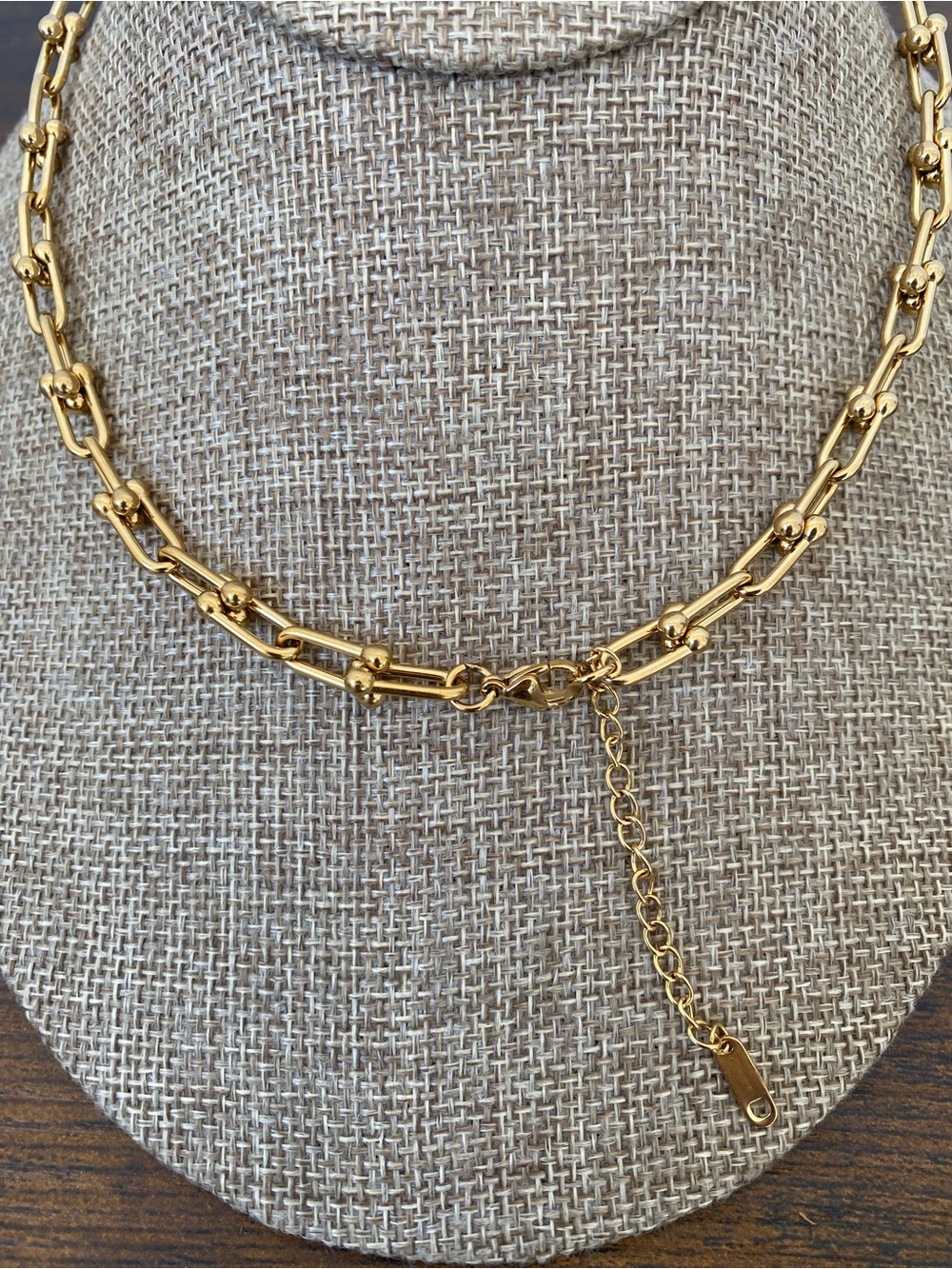 Gold Plated Hardware Necklace - Picture 3 of 8